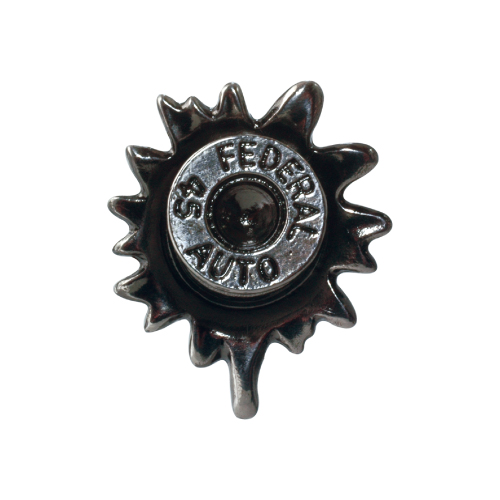 Bullet Ornament (Nickel Oxidized)